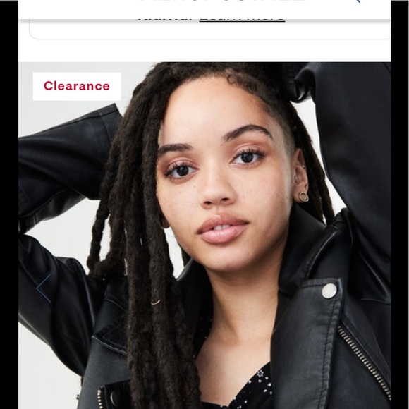 Aeropostal faux leather jacket - Picture 2 of 3